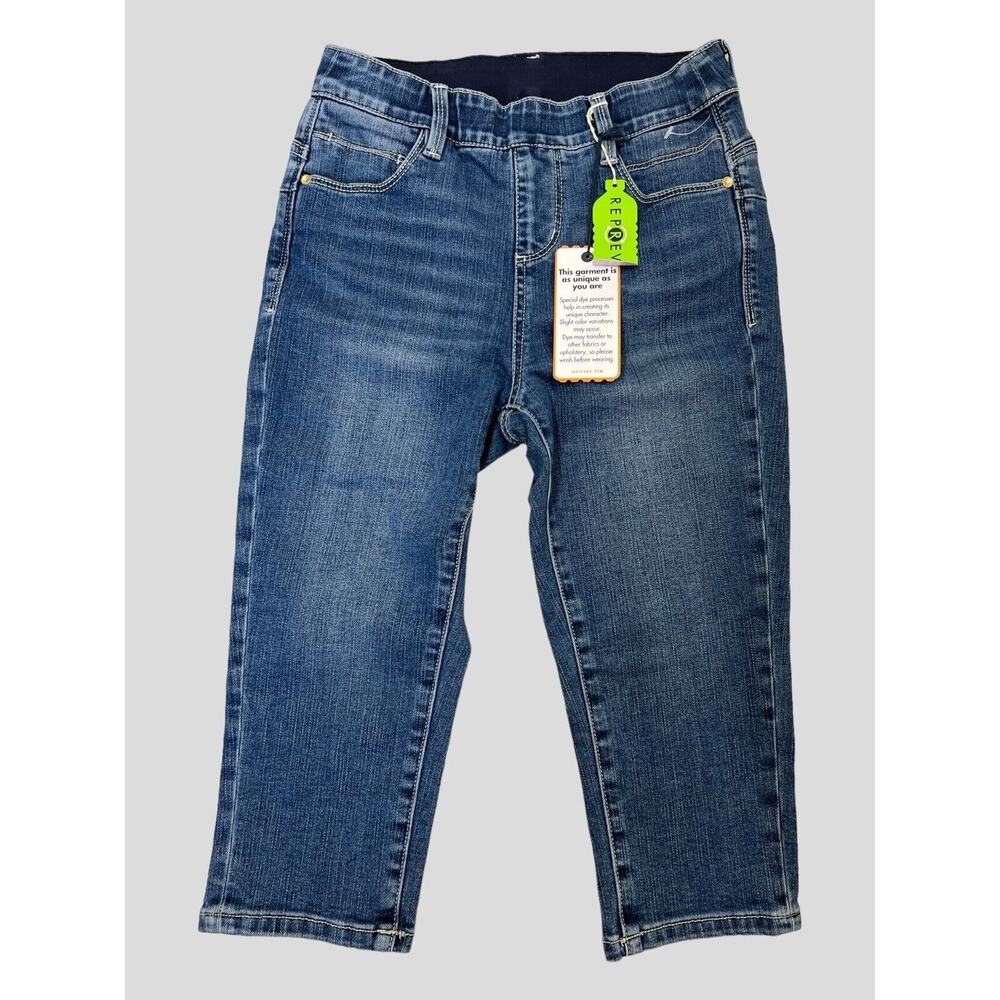 Jag Jeans Womens Jeans Size 2/26 Blue Denim Stretch Pull-on Pedal Pusher Capris